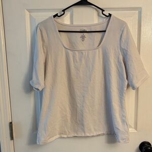 Square neck blouse